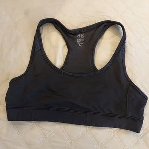 Old Navy Go Ga Go Sports Bra Athletic Solid Black